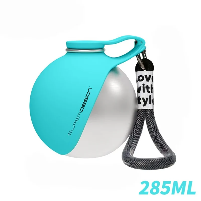 2-in-1 Stainless Steel Dog Travel Water Bottle