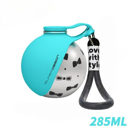 2-in-1 Stainless Steel Dog Travel Water Bottle
