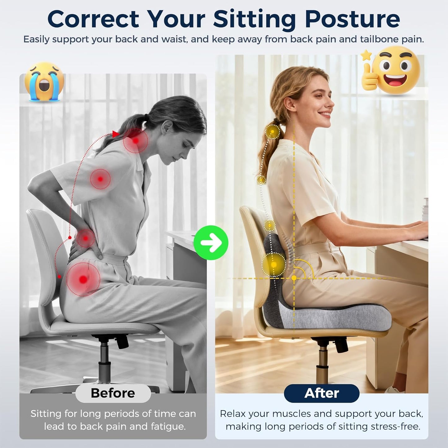 SpineCare Dual Support Cushion